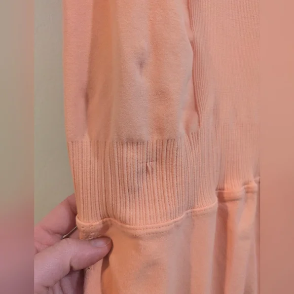 Free People Good Karma Onesie In Peach ๐ Size M/L - Picture 11 of 13